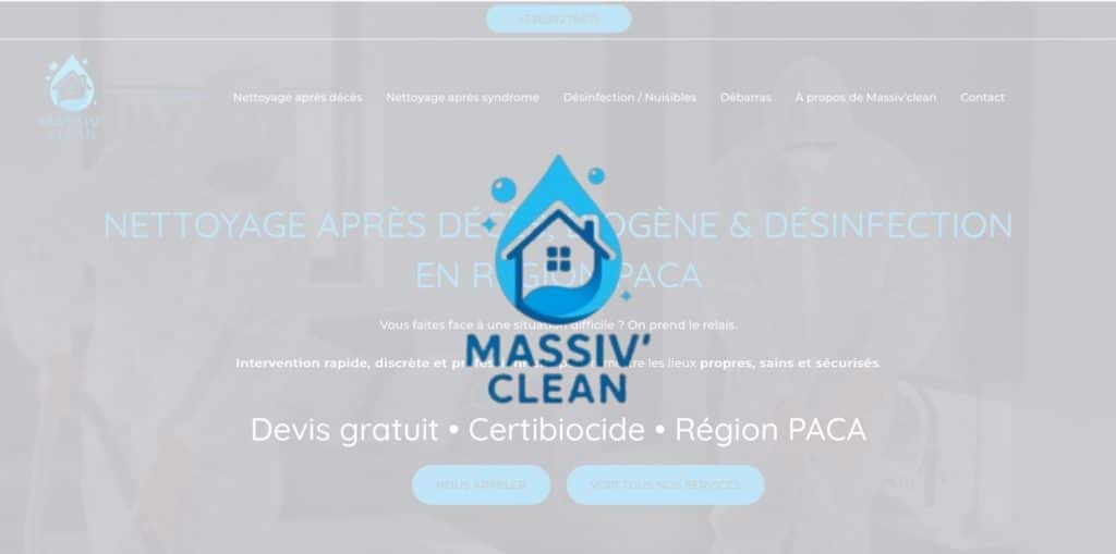 Site internet Massiv-clean