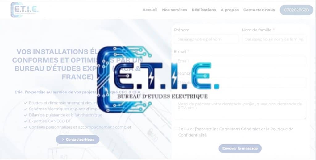 Site internet Bureau d'étude