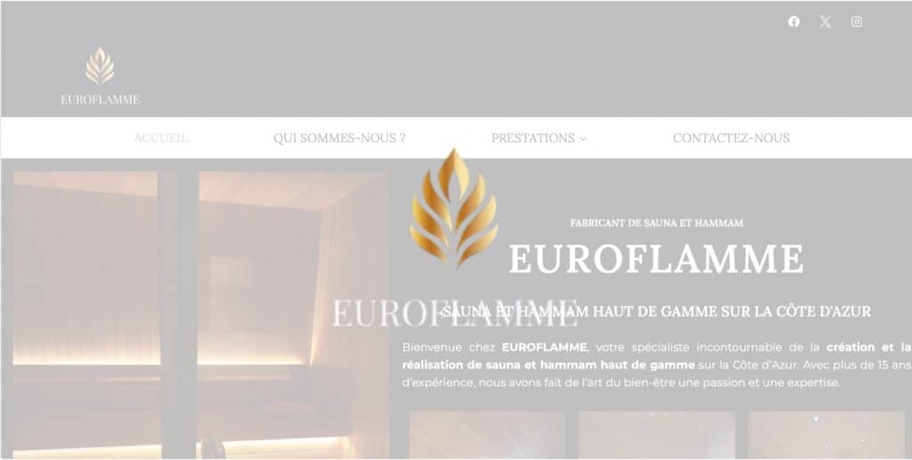 Site internet Euroflamme