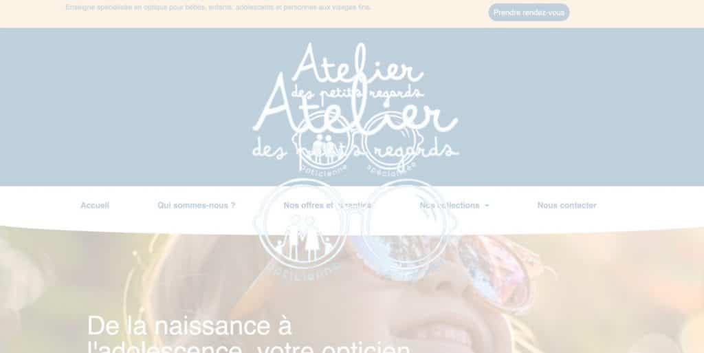 Site internet Atelier des petits regards