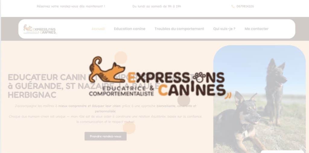 Site internet Expressions Canines