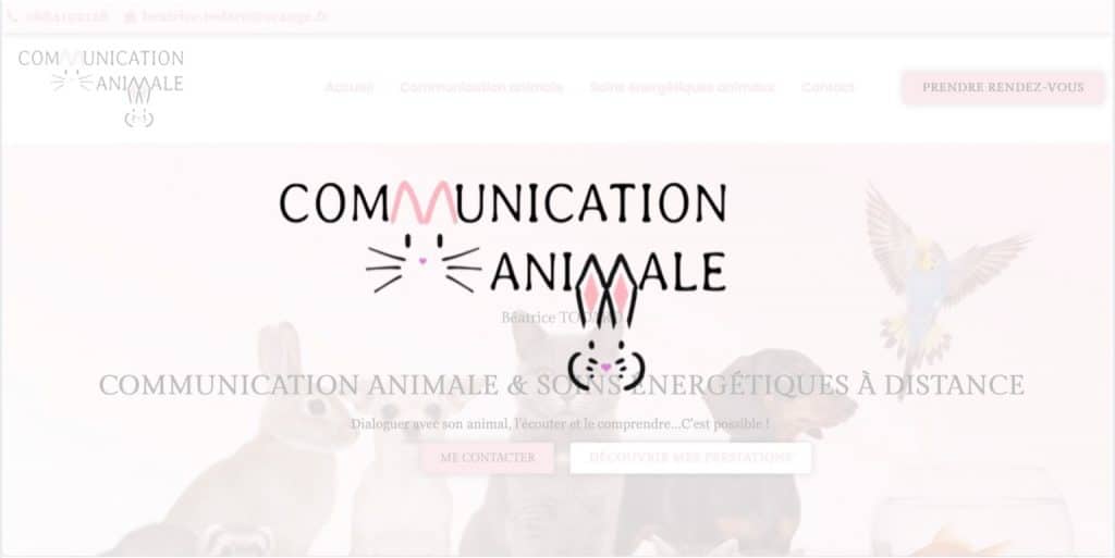 Site internet Communication animale