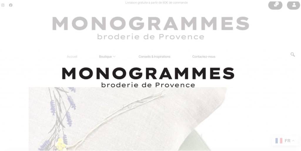 Site internet Monogrammes