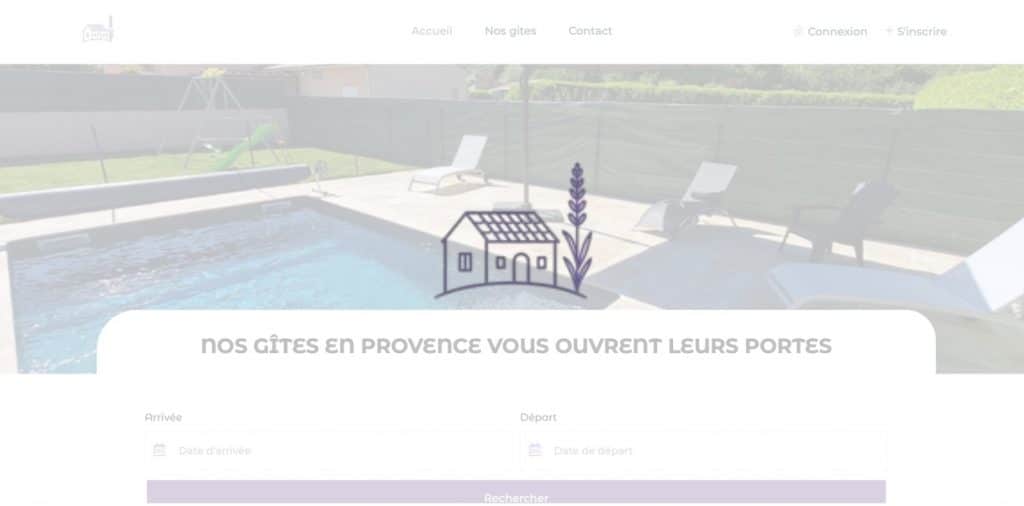 Site internet Gite en Provence