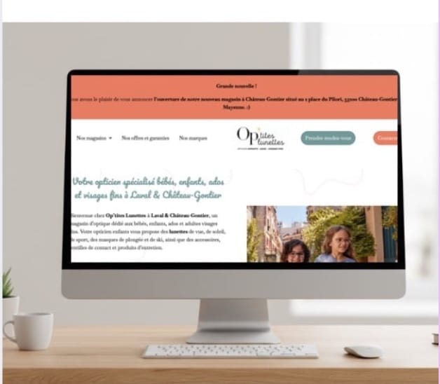 Site Internet Optitelunettes