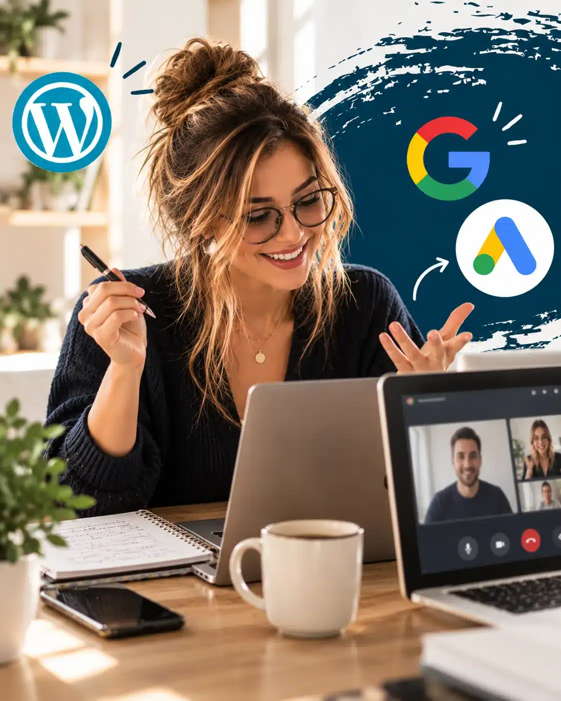 Création de site internet pour gestionnaire de paie et secrétaire administrative – LiseaWeb